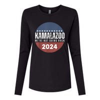 Kamalazoo Were Not Going Back Kamala Harris 2024 Womens Cotton Relaxed Long Sleeve T-Shirt