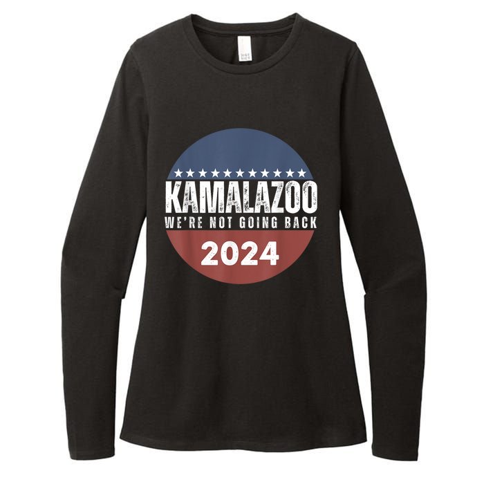 Kamalazoo Were Not Going Back Kamala Harris 2024 Womens CVC Long Sleeve Shirt