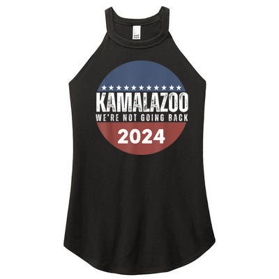 Kamalazoo Were Not Going Back Kamala Harris 2024 Women's Perfect Tri Rocker Tank