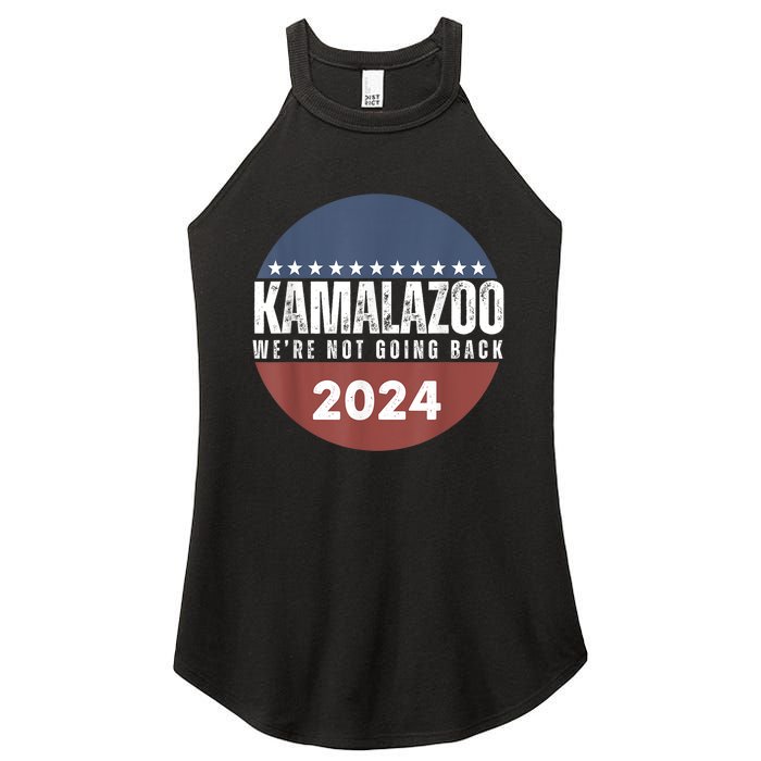 Kamalazoo Were Not Going Back Kamala Harris 2024 Women's Perfect Tri Rocker Tank