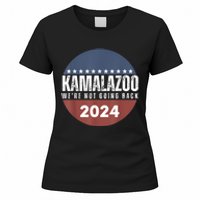 Kamalazoo Were Not Going Back Kamala Harris 2024 Women's T-Shirt