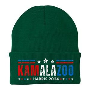 Kamalazoo WeRe Not Going Back Kamala Harris Election 2024 Premium Knit Cap Winter Beanie