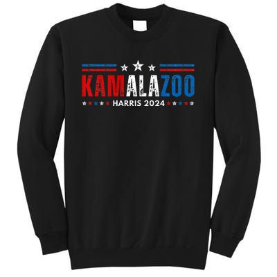 Kamalazoo WeRe Not Going Back Kamala Harris Election 2024 Premium Sweatshirt