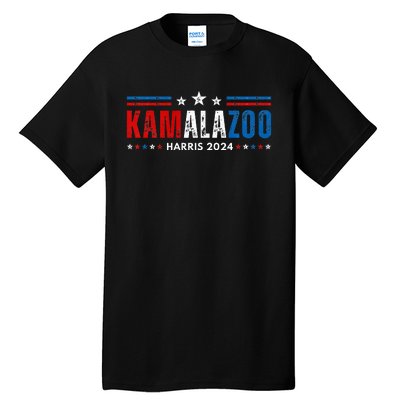 Kamalazoo WeRe Not Going Back Kamala Harris Election 2024 Premium Tall T-Shirt