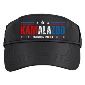 Kamalazoo WeRe Not Going Back Kamala Harris Election 2024 Premium Adult Drive Performance Visor