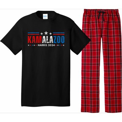 Kamalazoo WeRe Not Going Back Kamala Harris Election 2024 Premium Pajama Set