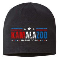 Kamalazoo WeRe Not Going Back Kamala Harris Election 2024 Premium Sustainable Beanie