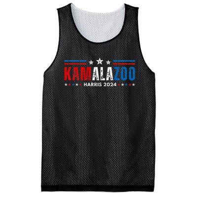 Kamalazoo WeRe Not Going Back Kamala Harris Election 2024 Premium Mesh Reversible Basketball Jersey Tank