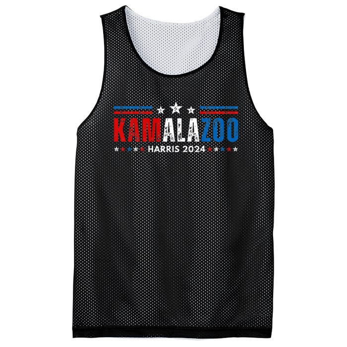 Kamalazoo WeRe Not Going Back Kamala Harris Election 2024 Premium Mesh Reversible Basketball Jersey Tank