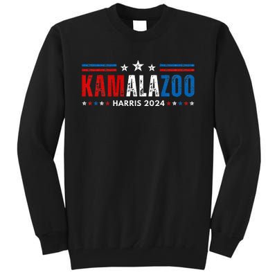 Kamalazoo WeRe Not Going Back Kamala Harris Election 2024 Premium Tall Sweatshirt