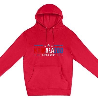 Kamalazoo WeRe Not Going Back Kamala Harris Election 2024 Premium Premium Pullover Hoodie