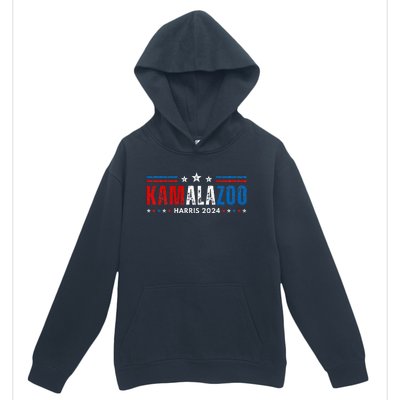 Kamalazoo WeRe Not Going Back Kamala Harris Election 2024 Premium Urban Pullover Hoodie