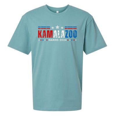 Kamalazoo WeRe Not Going Back Kamala Harris Election 2024 Premium Sueded Cloud Jersey T-Shirt