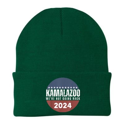 Kamalazoo WeRe Not Going Back Kamala Harris 2024 Knit Cap Winter Beanie