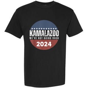 Kamalazoo WeRe Not Going Back Kamala Harris 2024 Garment-Dyed Heavyweight T-Shirt