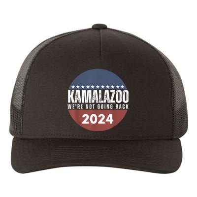 Kamalazoo WeRe Not Going Back Kamala Harris 2024 Yupoong Adult 5-Panel Trucker Hat