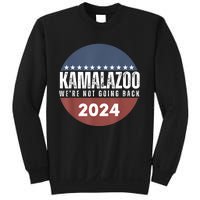 Kamalazoo WeRe Not Going Back Kamala Harris 2024 Sweatshirt