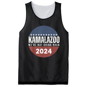 Kamalazoo WeRe Not Going Back Kamala Harris 2024 Mesh Reversible Basketball Jersey Tank