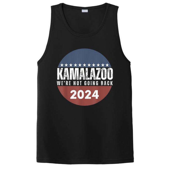 Kamalazoo WeRe Not Going Back Kamala Harris 2024 PosiCharge Competitor Tank