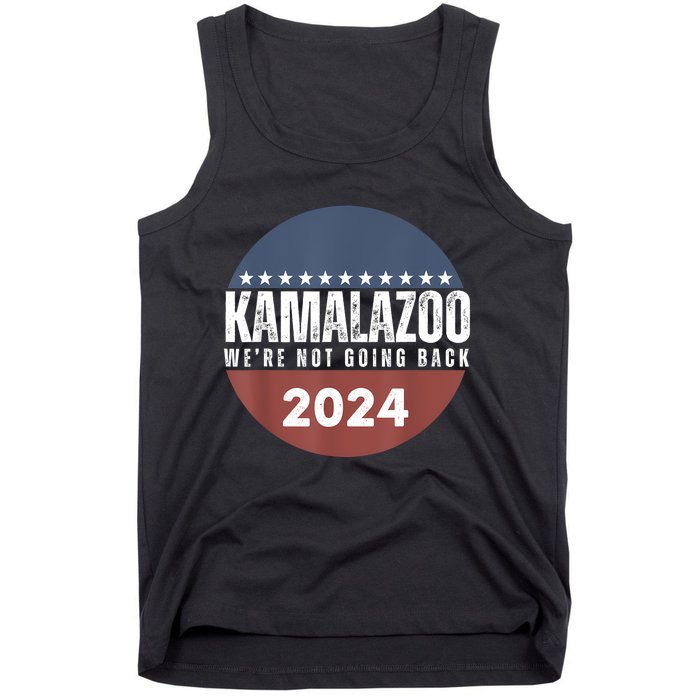 Kamalazoo WeRe Not Going Back Kamala Harris 2024 Tank Top