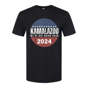 Kamalazoo WeRe Not Going Back Kamala Harris 2024 Softstyle CVC T-Shirt