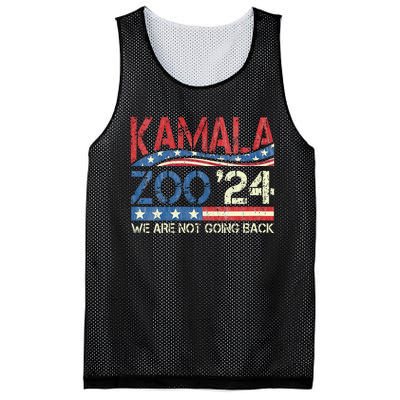 Kamalazoo WeRe Not Going Back Kamala Harris Election 2024 Mesh Reversible Basketball Jersey Tank