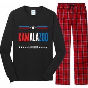 Kamalazoo WeRe Not Going Back Kamala Harris 2024 Long Sleeve Pajama Set