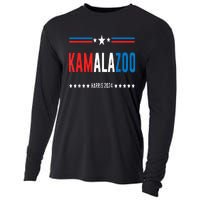 Kamalazoo WeRe Not Going Back Kamala Harris 2024 Cooling Performance Long Sleeve Crew