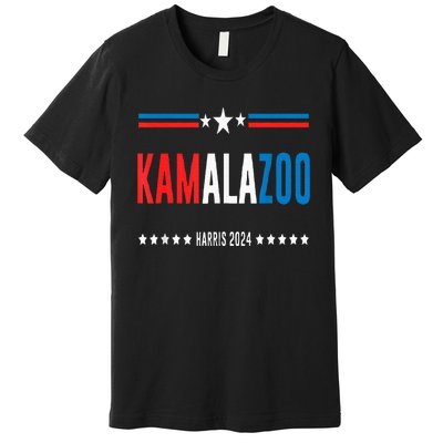 Kamalazoo WeRe Not Going Back Kamala Harris 2024 Premium T-Shirt