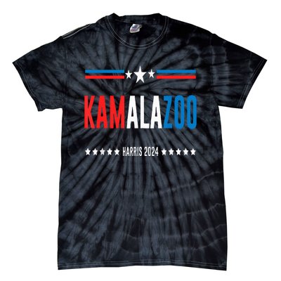 Kamalazoo WeRe Not Going Back Kamala Harris 2024 Tie-Dye T-Shirt