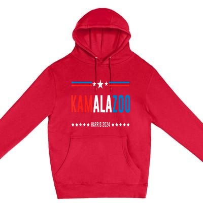 Kamalazoo WeRe Not Going Back Kamala Harris 2024 Premium Pullover Hoodie