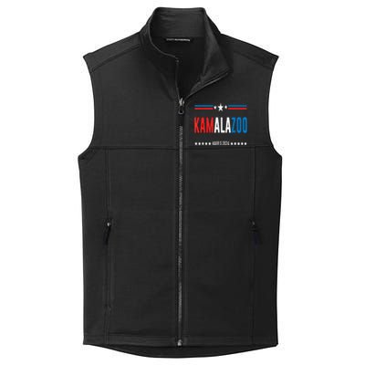 Kamalazoo WeRe Not Going Back Kamala Harris 2024 Collective Smooth Fleece Vest