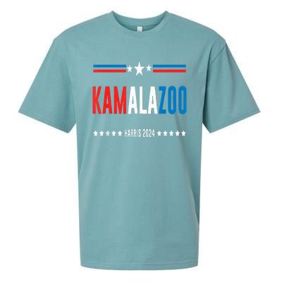 Kamalazoo WeRe Not Going Back Kamala Harris 2024 Sueded Cloud Jersey T-Shirt