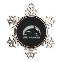 Killer Whale Orca This Is Orcaward Metallic Star Ornament