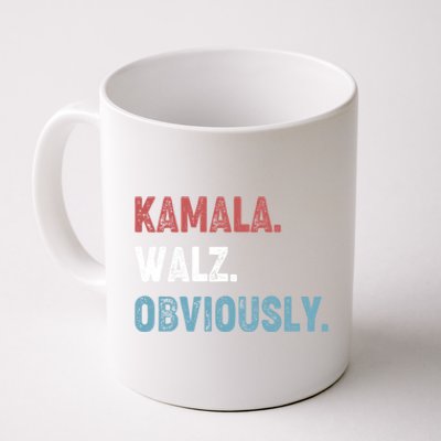 Kamala Walz Obviously 2024 Harris Waltz 2024 Election Coffee Mug