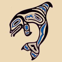 Killer Whale Orca Pacific NW Native American Indian Bag