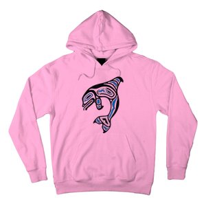 Killer Whale Orca Pacific NW Native American Indian Hoodie