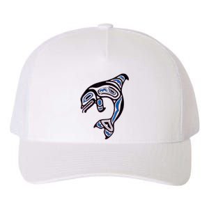 Killer Whale Orca Pacific NW Native American Indian Yupoong Adult 5-Panel Trucker Hat