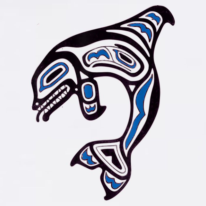 Killer Whale Orca Pacific NW Native American Indian Mug
