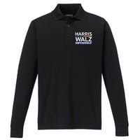 Kamala Walz Obviously 2024 Harris Waltz 2024 Election Performance Long Sleeve Polo