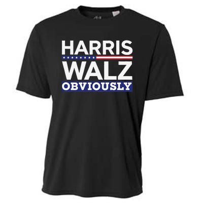 Kamala Walz Obviously 2024 Harris Waltz 2024 Election Cooling Performance Crew T-Shirt