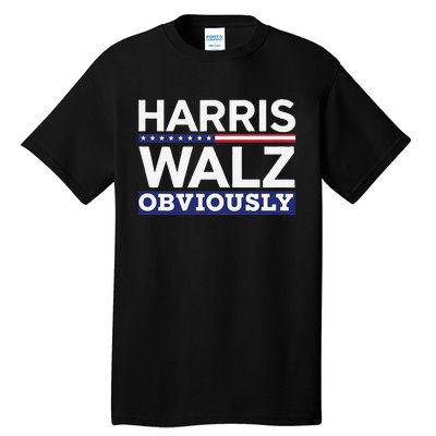 Kamala Walz Obviously 2024 Harris Waltz 2024 Election Tall T-Shirt