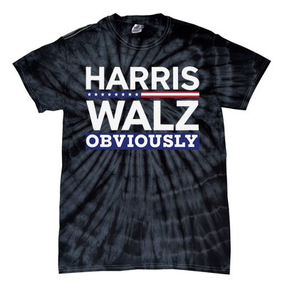 Kamala Walz Obviously 2024 Harris Waltz 2024 Election Tie-Dye T-Shirt