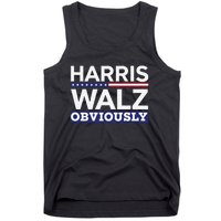 Kamala Walz Obviously 2024 Harris Waltz 2024 Election Tank Top