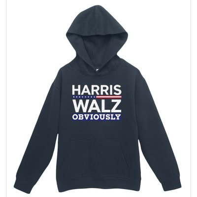 Kamala Walz Obviously 2024 Harris Waltz 2024 Election Urban Pullover Hoodie