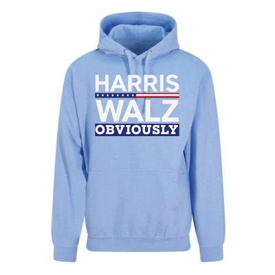 Kamala Walz Obviously 2024 Harris Waltz 2024 Election Unisex Surf Hoodie