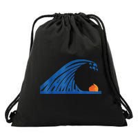 Gary Taxali Kamala Wave Drawstring Bag