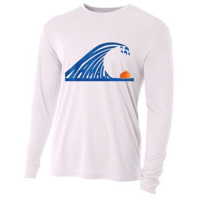 Gary Taxali Kamala Wave Cooling Performance Long Sleeve Crew