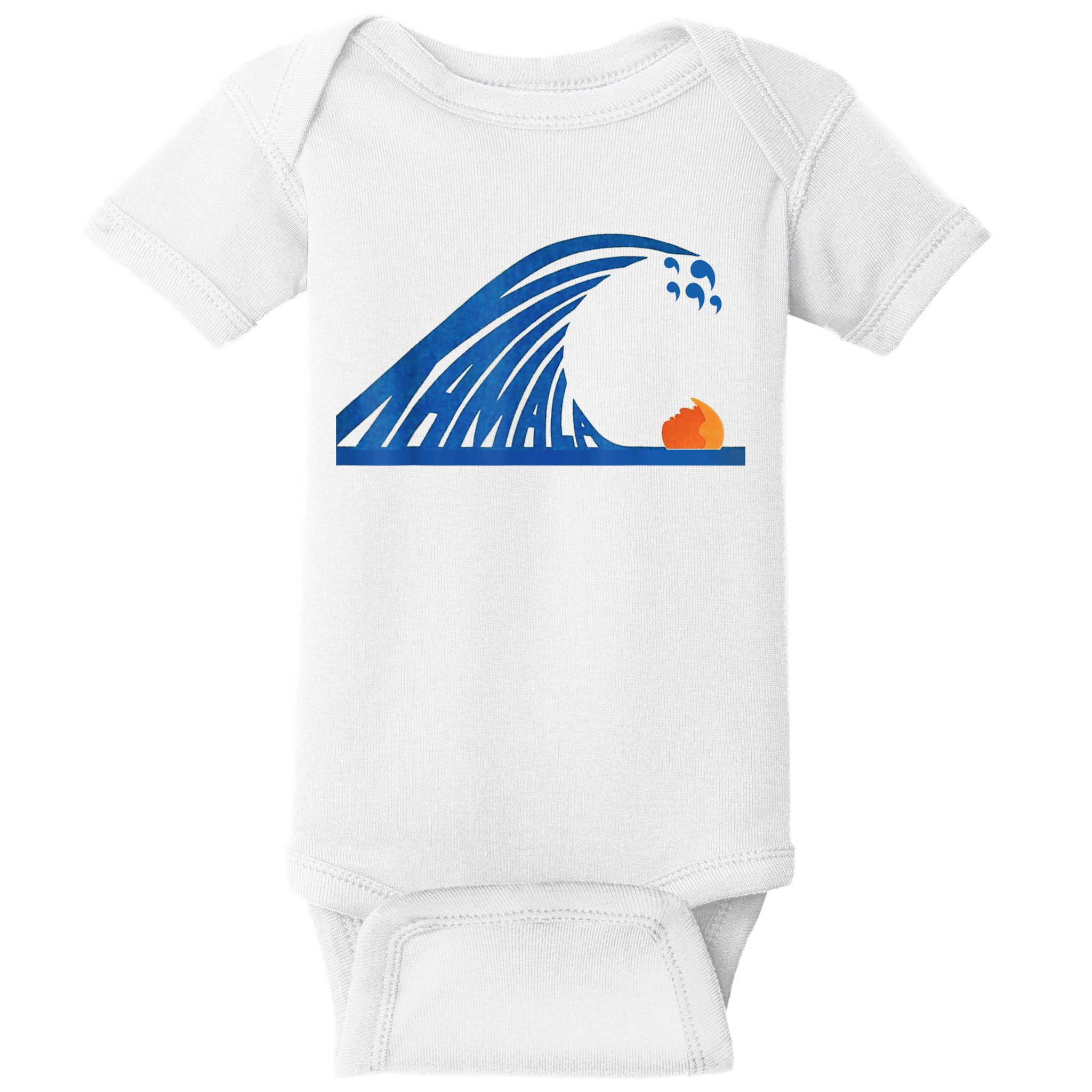 Gary Taxali Kamala Wave Baby Bodysuit