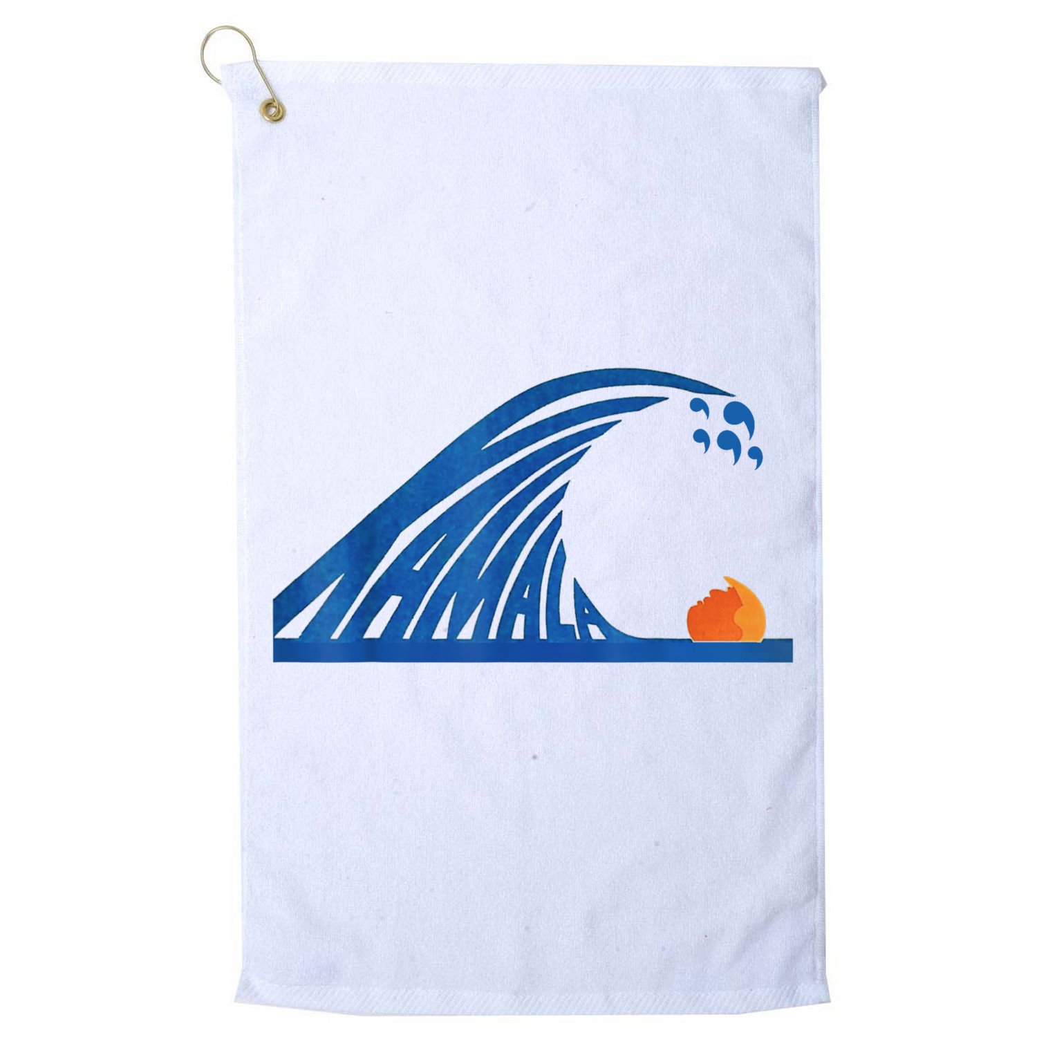 Gary Taxali Kamala Wave Golf Towel